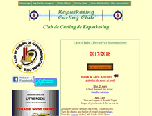 Tablet Screenshot of kapcurlingclub.ca